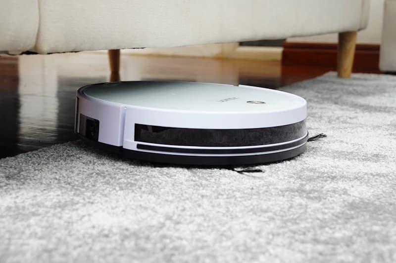 Professional carpet and floor cleaning equipment in action